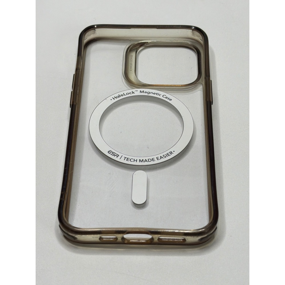 ESR HaloLock Magnetic Case iPhone 14 Pro Max‎ Clear Smoke MagSafe Protective